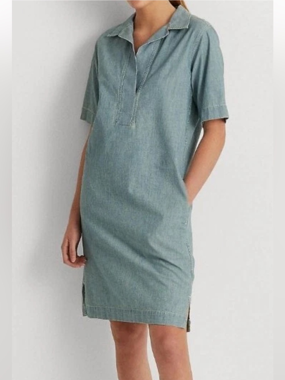 Lauren Ralph Lauren Chambray Shift Dress